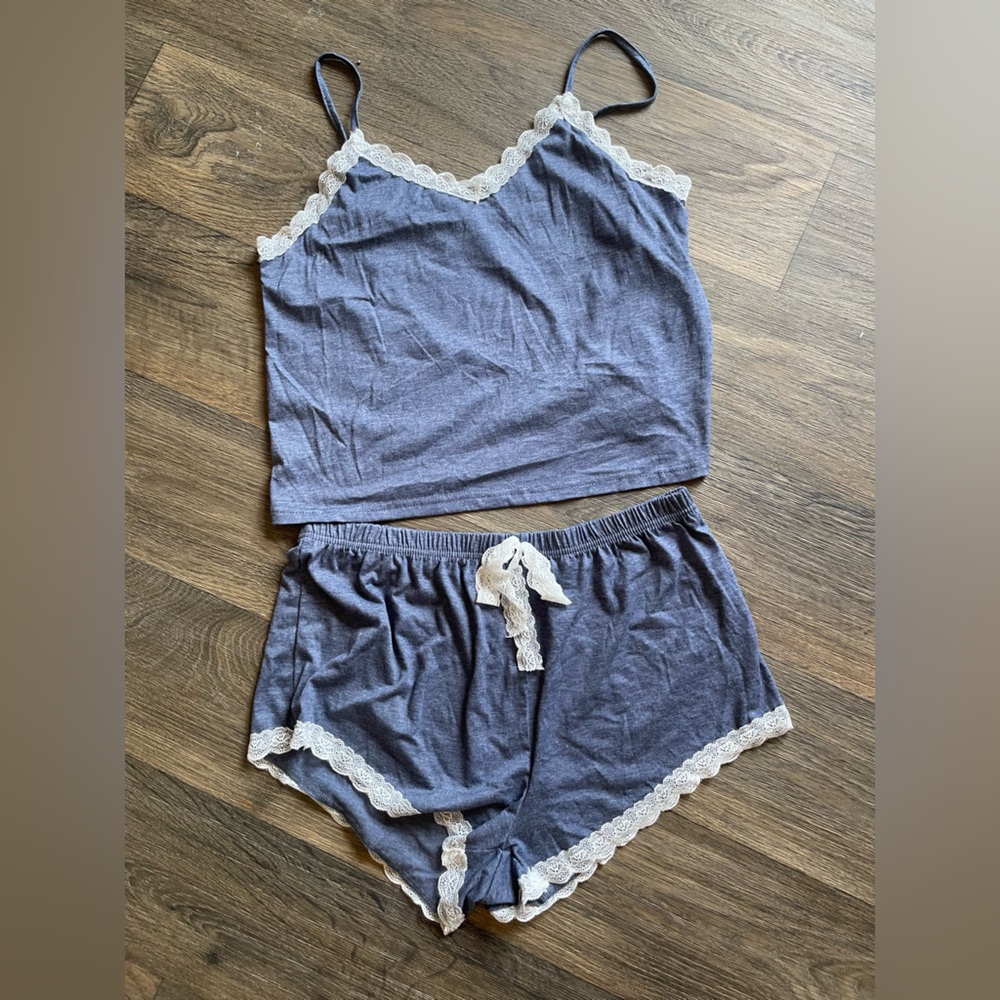 Blue & Cream Pj Set- Size XL